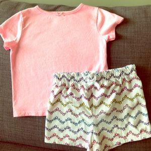 Girls Summer PJ Top & Bottom Set (24 M)